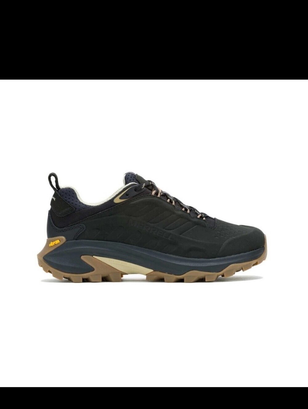 Merrell Women's Moab Speed 2 Leather Trail Running Shoes Black- Black